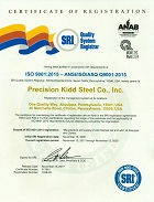 Precision Kidd ISO 9001:2000 Certified